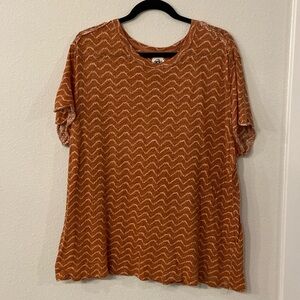 We The Free Free People Orange Tee